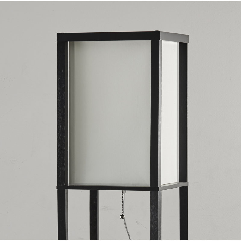 Agilbert 63'' Black Column Floor Lamp