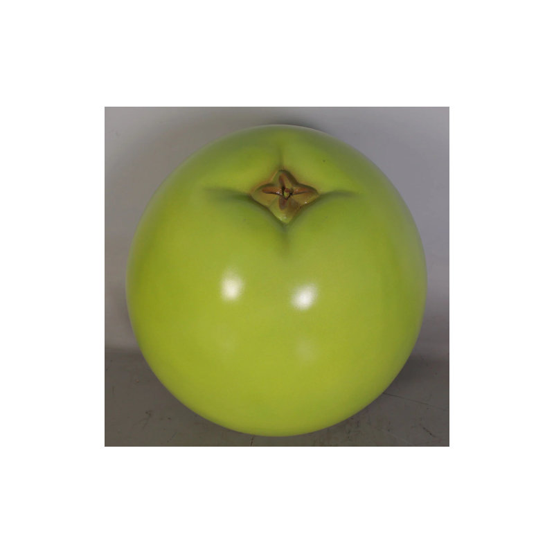 Dimont Apple Over Sized Statue, 16" H x 18" W x 18" D, Green