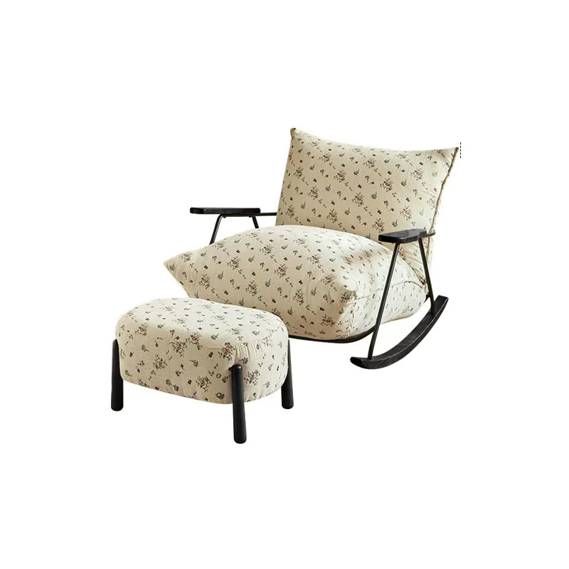 Chaise berçante Modern Home, Noir