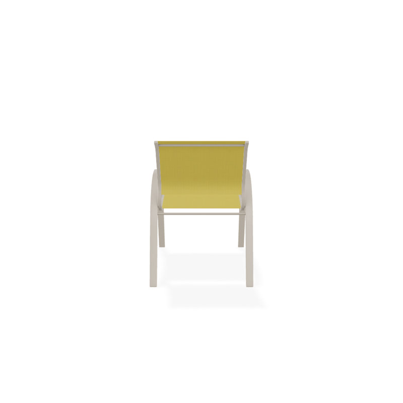 Aruba 1 Outdoor Dining Armchair, Textured Desert, Yellow 43D