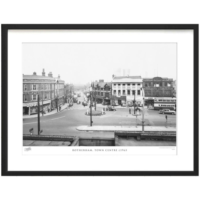 Rotherham, Town Centre C1965 by Francis Frith - Single Picture Frame Print, 28cm H x 36cm W x 2.3cm D