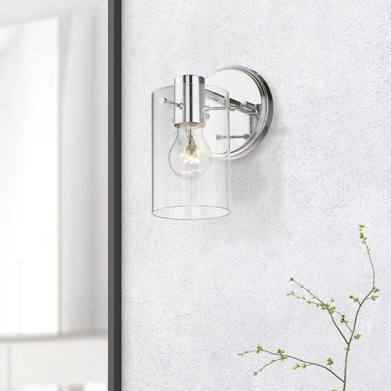 Rosia Wall Sconce, Polished Chrome