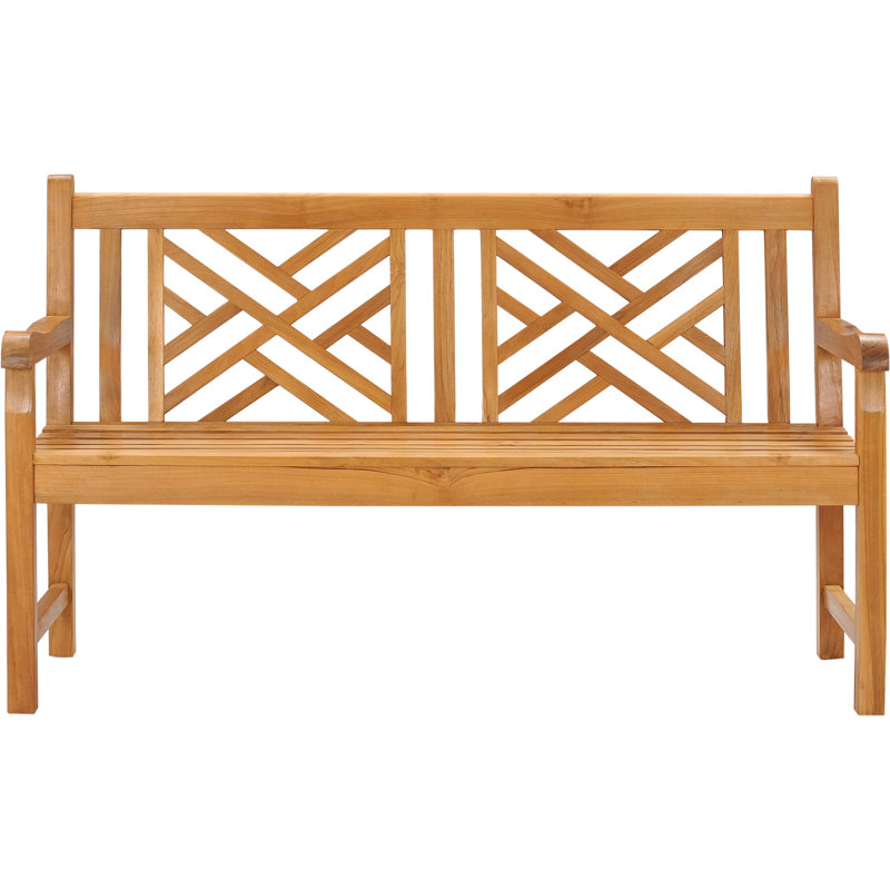 Acworth Outdoor Teak Bench, 59" W x 26" D
