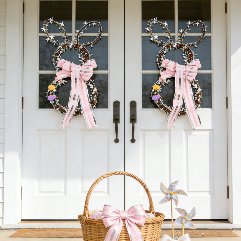 Couronne de lapin de Pâques 2PCS, 2