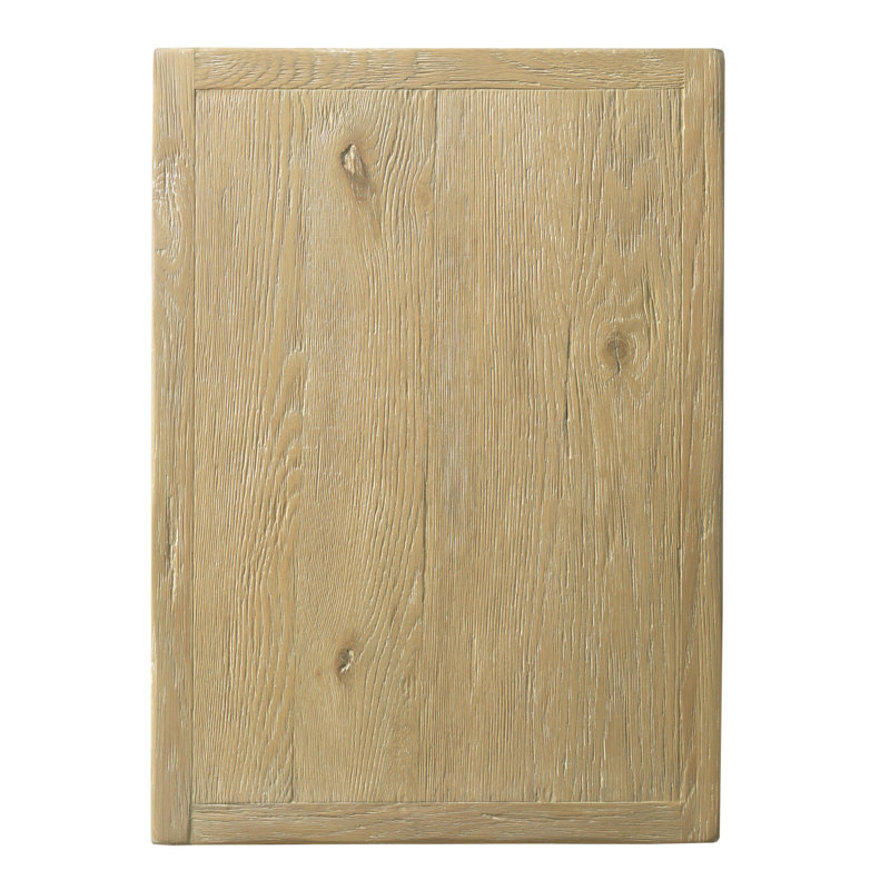 Triad Solid Wood End Table, Limewash
