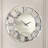 Mirrored Roman numerals decorative round wall clock