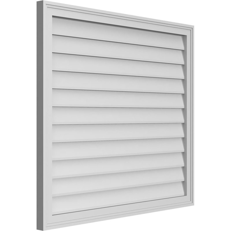 Cadre en brique, brun clair apprêté, H 34 po x l 38 po x P 1,5 po