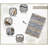 Bathroom Rugs Set of 4, Ultra Soft Microfiber Mats, Absorbent & Quick Drying, Non-Slip Rubber Backing, Machine Washable Bathroom Mats, Toilet – 20x32, 24x40, 20x20, 18x18 Linen-1542166453