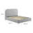 Keynote Upholstered Fabric Curved Platform Bed-101181370-101181374