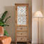 Rangement rustique avec porte élégante et 3 tiroirs American