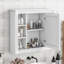 Armoire de rangement murale de salle de bain 35 po x 28 po-1749449813