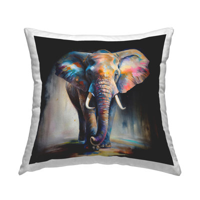 Conception de coussin décoratif Stepping Elephant in Shadow par Incado