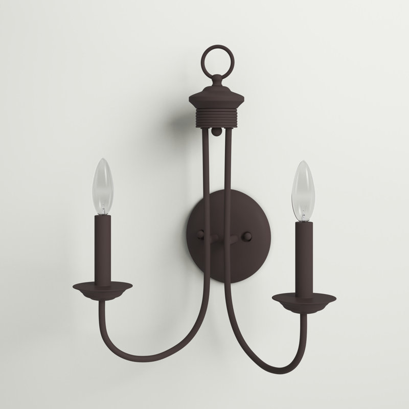 Arunvir Steel Candle Wall Light