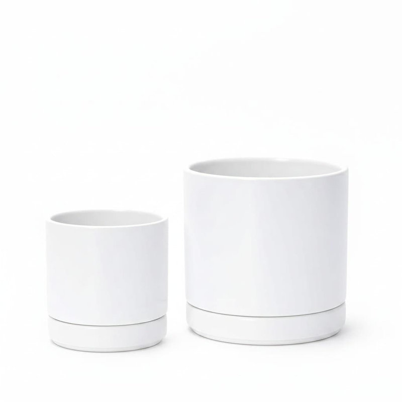 Ceramic Planter, White
