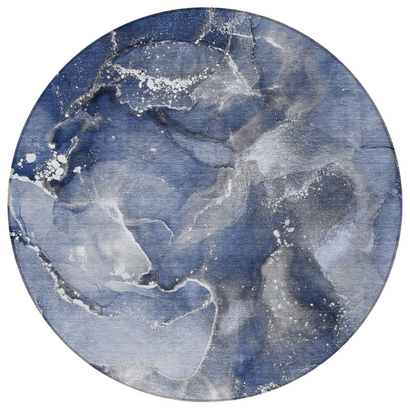 Tapis d'intérieur rond 8 po