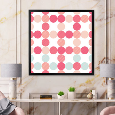 À pois rétro - reproduction sur toile