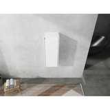 12" Bathroom Side Cabinet,Soft Close Doors,Float Mounting Design,(KD-Packing)