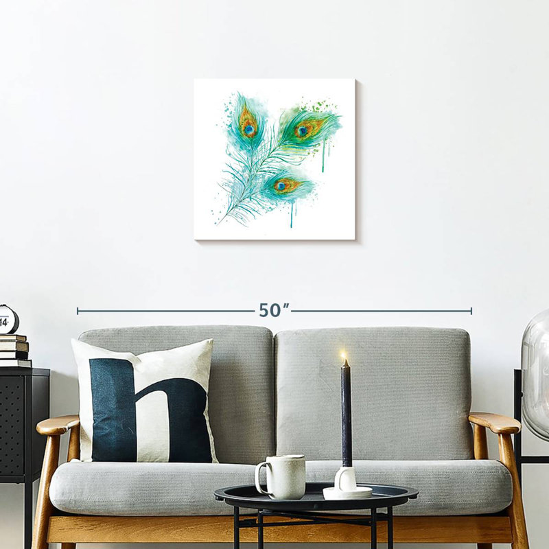 Plumes de paon Kerner Splash, H 20 po x l 20 po