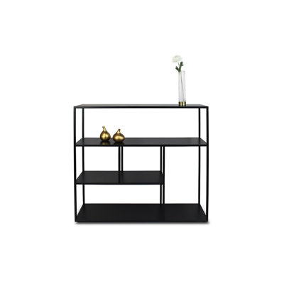 Damariona 73cm H x 105cm W Steel Geometric Bookcase