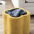 Chenille Flower Ottoman W/ Storage-1639809592
