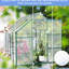 Serre toutes saisons de 6 x 10 pi avec panneau en polycarbonate pour panneaux de plantes de croissance de fleurs pour l'extérieur