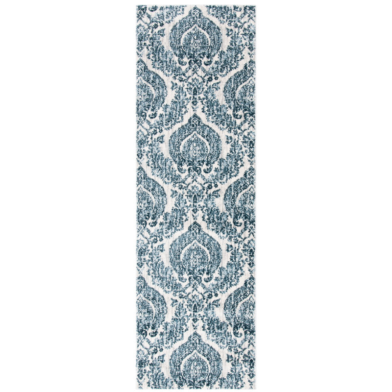 Swink Damask Hand Woven Area Rug, Runner 66 x 213 cm