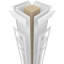 Colonne de style mission artisanale carrée non effilée Craftsman-70911588