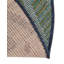 Tapis intérieur / extérieur bleu en polypropylène tissé à la machine Kiersten-98547180