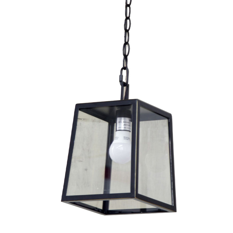 Lanterne suspendue d'extérieur 1 lumière H 17 po Imperial Black