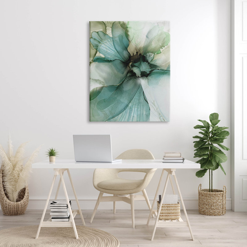 Art moderne sur toile botanique moderne par Emma Catherine Debs, H 48 po x l 36 po x P 1,5 po, Toile tendue