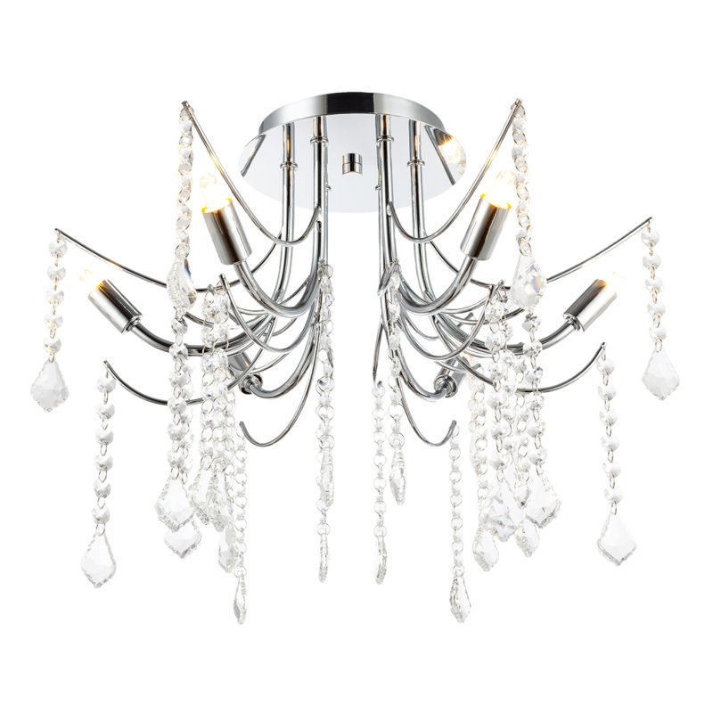 Semi Flush Mount, Chrome