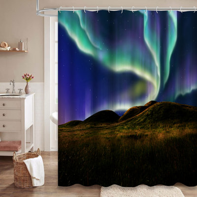 Rideau de douche Alaska Northern Lights