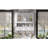 Wall Mounted 41 Bathroom Mirror Cabinet With Drawers, Organizer Hooks, And Clear Mirrors, White, Modern Style For 24-Inch Medicine Storage Hooks Design Organization-647356682