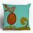 Bird in the Flower Throw Pillow-521042077