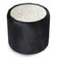 Egg Mosaic & Black Cow Hide End Table