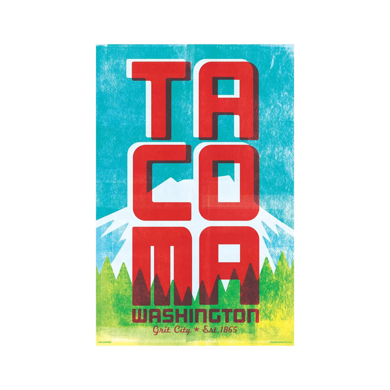 Tacoma by Jim Zahniser - Print on Canvas, 45.72cm H x 30.48cm W x 1.91cm D, Wrapped Canvas