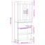 Chantille 69.5cm Sideboard-358218946