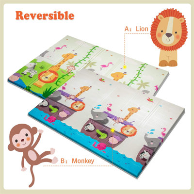 Tapis de jeu pliable en mousse