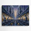 Art mural gris Sci Fi Robot maintenance Quarters