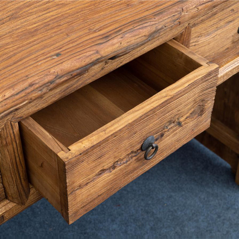 Console en bois d'orme massif