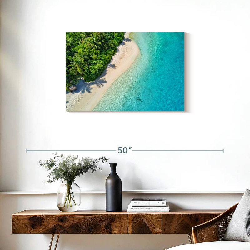Île d'été Gillard Maldives, H 20 po x l 30 po