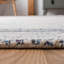Coomer Handmade Tufted Wool Ivory/Navy Area Rug-363806919