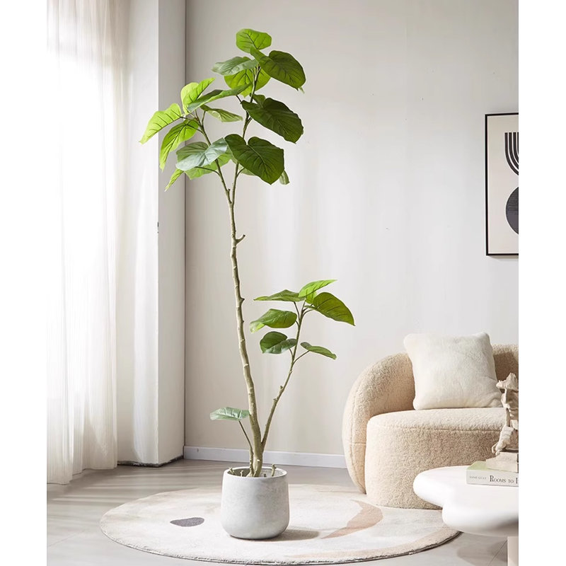 Décoration de plancher de salon de banane en forme de plante verte Simulation, H 74,8 po x l 9,84 po x P 9,84 po