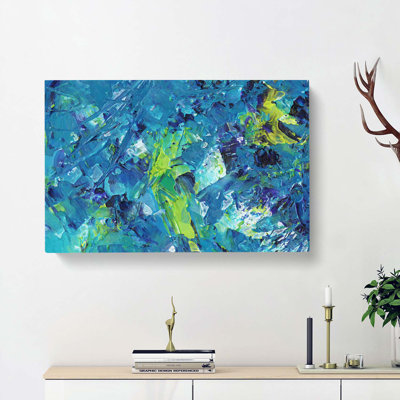 Way of Life in Abstract - Wrapped Canvas Painting Print