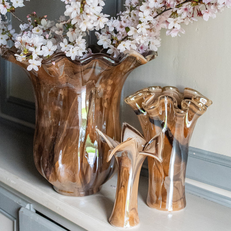 Onda Glass Table Vase