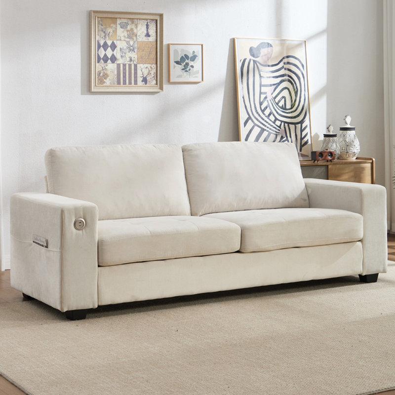 2 Seater Sofa, White