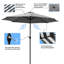 Parasol de marché 9 pi Darrin-142471792