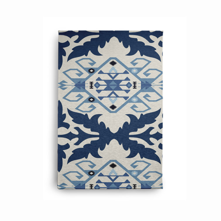 Chenille Ikat Indoor Rug