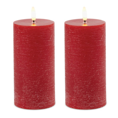 FIA Wick Pillar Candle (Set of 2)