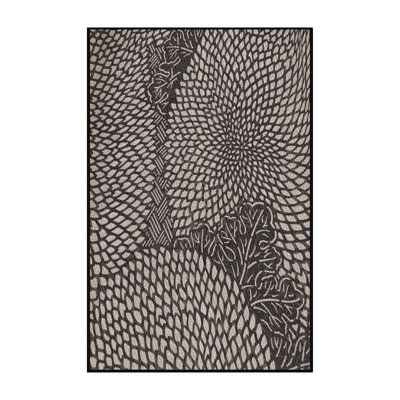Tapis à motifs gris